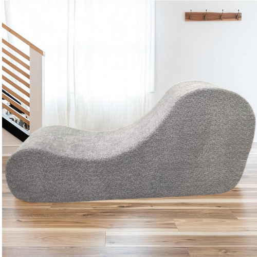 Canapé à compression – Chaise longue ergonomique en velours stylisé, canapé-lit – Parfait pour le yoga, les étirements, la détente et l'exercice