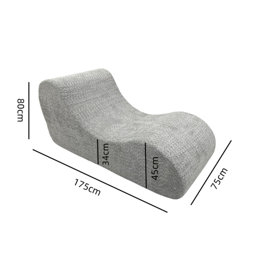 Canapé à compression – Chaise longue ergonomique en velours stylisé, canapé-lit – Parfait pour le yoga, les étirements, la détente et l'exercice