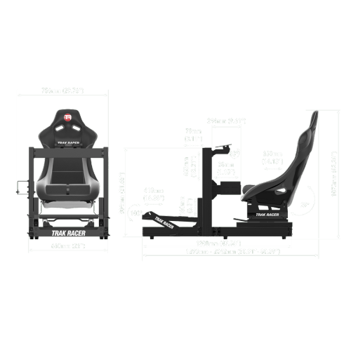 Trak Racer - TR80S RACING SIMULATOR - Black