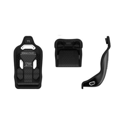 Trak Racer - TRX Hybrid Fixed Fiberglass Seat - All Black