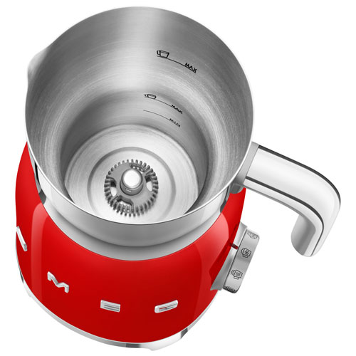 Smeg 50's Style Milk Frother - Red