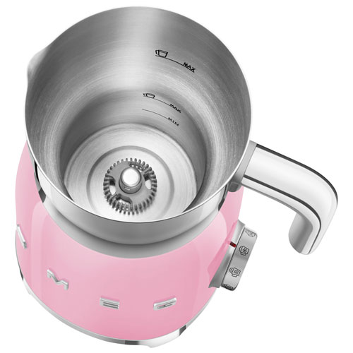 Mousseur à lait Années 50 de Smeg - Rose