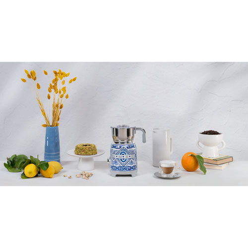 Smeg Dolce&Gabbana Milk Frother Dolce & Gabanna Collection - Blue Mediterraneo