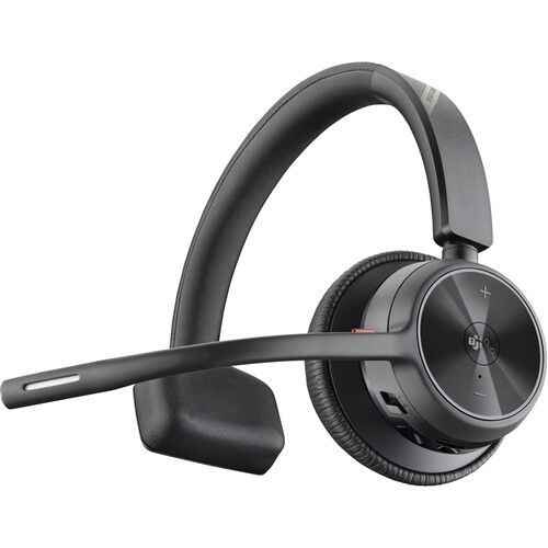 Open Box - HP Poly Voyager 4310 On-Ear Noise Cancelling USB-C Headset with Mic - Black