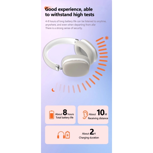 Bluetooth Wireless Over-Ear Stereo Headphones Headsets with High Bass, Teal