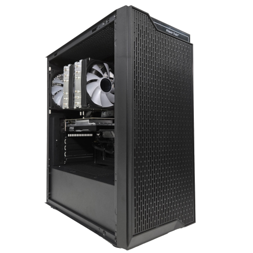 FunHei Tech Gaming PC, Intel i5-14600KF 14-Core Processor, RTX 5060, 32GB DDR5 RAM, 2TB SSD, WiFi & Bluetooth, Win11 Pro, Black