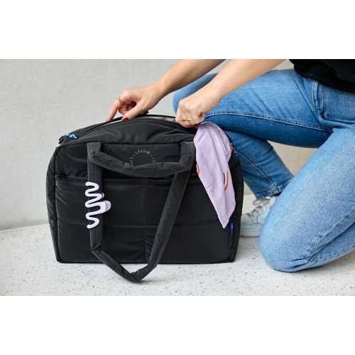 Lassig – Étiquette verte – Sac à couches – Sac de tous les jours – Noir