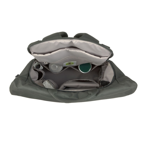 Lassig - Green Label - Diaper bag - Outdoor Rolltop Backpack - Dark olive