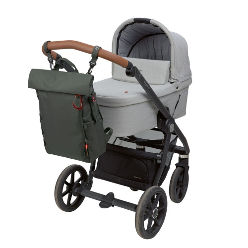 Lassig - Green Label - Diaper bag - Outdoor Rolltop Backpack - Dark olive