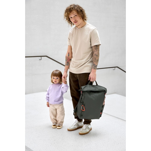 Lassig - Green Label - Diaper bag - Outdoor Rolltop Backpack - Dark olive