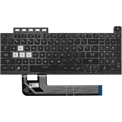 LIXSUNTEK  Us Backlit Keyboard for Asus Tuf Gaming A15 Fx506Iu Fx506Iv Fx506Li Fx506Lu