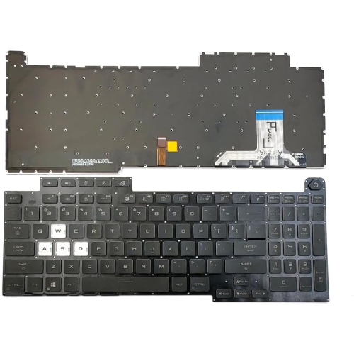 LIXSUNTEK Replacement Backlit Keyboard for ROG Strix G17 G713Q G713QY G713QE G713QE-RB74 G713QR G713QR-ES96 G713QM G713QM-RS76 G713QM-ES94 Laptop