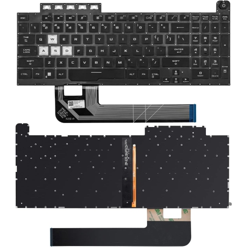 Backlight Keyboard Replacement Compatible with Asus TUF Gaming A15 FX506 FA506 FA556 TUF506.TUF A17 FA706.TUF Gaming F17 FX706LI FX706 FX706L FA706U