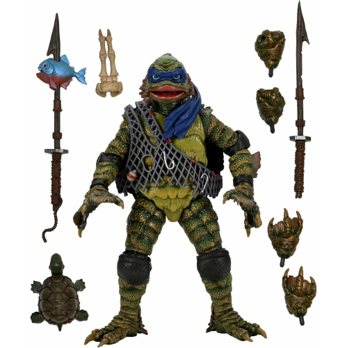 Teenage Mutant Ninja Turtles Universal Monsters 7 Inch Action Figure Ultimate - Leonardo as The Creature