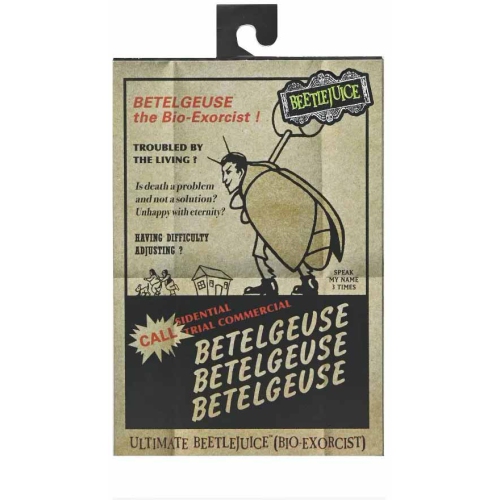 Beetlejuice 7 Inch Action Figure Ultimate - Beetlejuice The BioExorcist