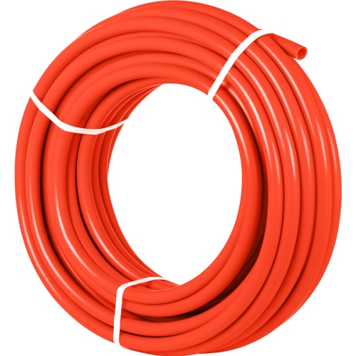 VEVOR 100 Feet PEX Tubing Pipe 2 Rolls of 1/2 Inch PEX Tubing Non Oxygen Barrier Radiant Floor PEX Pipe Radiant Heat Floor Heating Plumbing Cold and