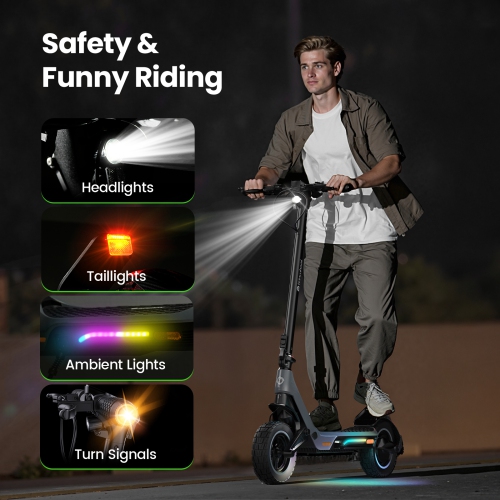 isinwheel Z1 Electric Scooter for Adults - Black