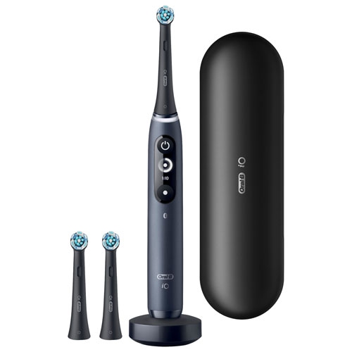 Open Box - Oral-B iO Series 7 Smart Electric Toothbrush - Black Onyx