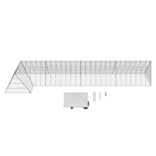VEVOR 157.5 x 39.4 x 24.2 inch(LxWxH) Chicken Tunnels, Chicken Tunnels for Yard, Portable Chicken Tunnels for Outside with Corner Frames, Chicken