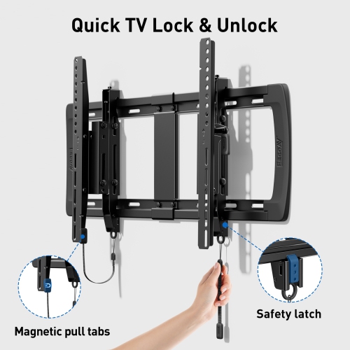 ErgoAV Extend, Tilt & Swivel TV Wall Mount for 42" to 98 to inch TV’S