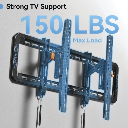 PERLESMITH Extend, Tilt & Swivel TV Wall Mount for 42 to 90 Inch TVs