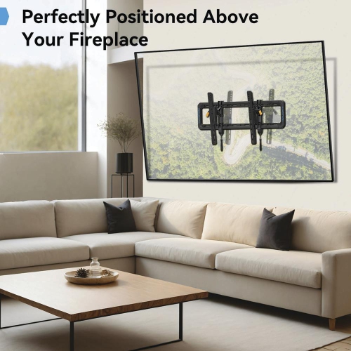 PERLESMITH Extend, Tilt & Swivel TV Wall Mount for 42 to 90 Inch TVs