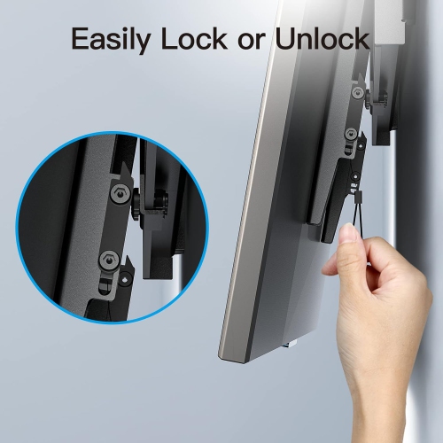 PERLESMITH Tilt/Fixed TV Wall Mount for 37 to 86 Inch TVs