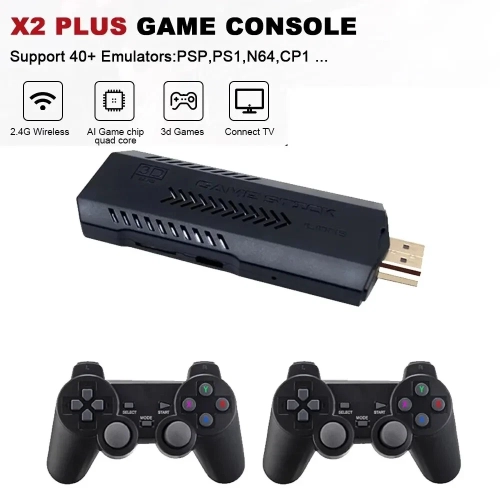 58000 Game 256G Video Game Console 2.4G Double Wireless Controller Game Stick HD Retro Wireless Control