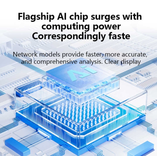 X7 Smart Video Doorbell 4.3-inch screen Cat's eye design Two-way intercom Voice anti-theft doorbell camera WiFi camera function White