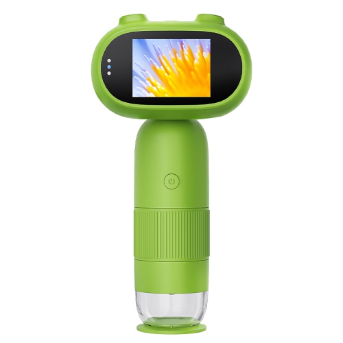 Portable Pocket Microscope for Little Boys & Girls with 2 inch IPS Screen,Digital Microscope 1000X,Mini Microscope with 8 LEDs,Compatible with PC