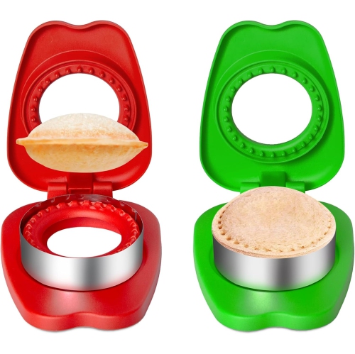 2PCS Sandwich Cutters for Little Ones Lunch,Round Sandwich Sealer Ideal for School Lunch Boxes & Bento Boxes,Sandwich Cutters for Boys & Girls