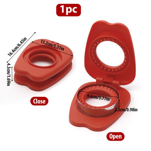 2PCS Sandwich Cutters for Little Ones Lunch,Round Sandwich Sealer Ideal for School Lunch Boxes & Bento Boxes,Sandwich Cutters for Boys & Girls