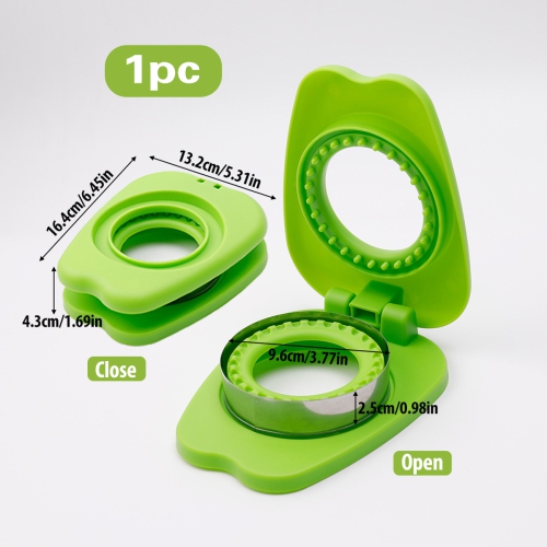 2PCS Sandwich Cutters for Little Ones Lunch,Round Sandwich Sealer Ideal for School Lunch Boxes & Bento Boxes,Sandwich Cutters for Boys & Girls