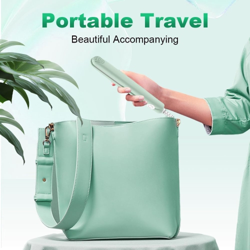 Mini fer à friser à double usage, fer à friser portatif Mini Wave，Releveur de racines et rehausseur de volume 2 en 1 Mini fer à friser, fer à friser