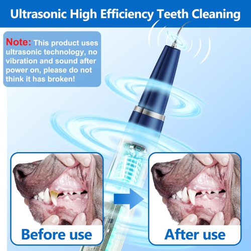 Dog Plaque Remover for Teeth,Pet Ultrasonic Tooth Cleaner,Teeth Cleaning Kit,Tartar Removal Tools for Teeth Stains for Dogs and Cats