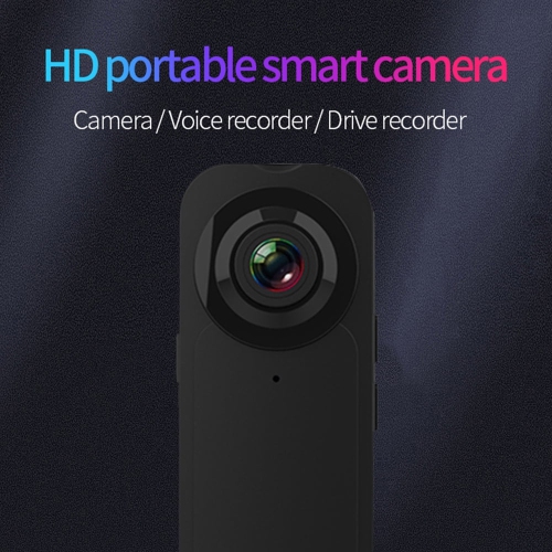 Mini body clip wearable security camera | 1080P HD + magnetic fixation | Intelligent detection, video recording and photo taking