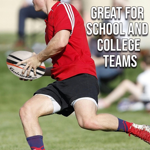 Going One Match Rugby Ball - Size 5 Game Ball, White