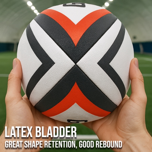 Going One Match Rugby Ball - Size 5 Game Ball, White