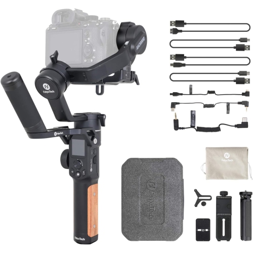 Boîte ouverte - Stabilisateur cardan pour appareil photo portatif AK2000S de FeiyuTech - Ensemble standard
