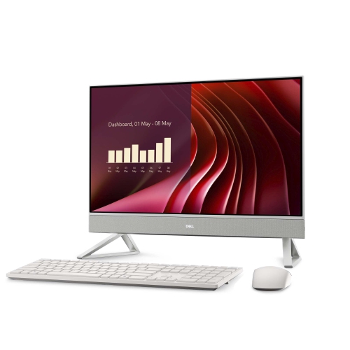 Dell Ec24250 23.8" All-In-One PC with Intel® Core™ 7-150U Processor, 1TB SSD, 16 GB RAM, Intel® Graphics, Windows 11 Home - White