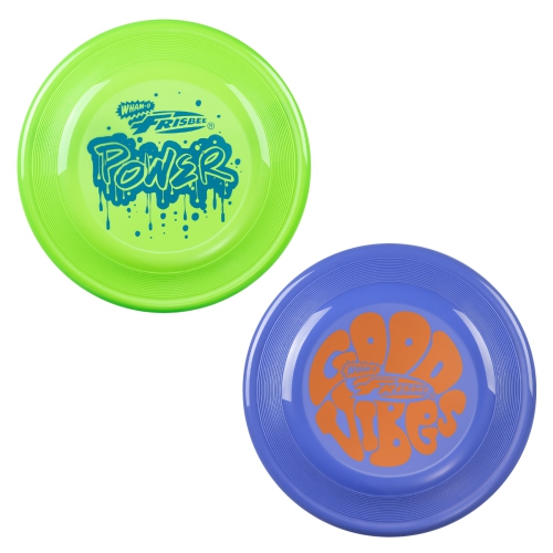 WHAM-O  Frisbee Fastback 2 Pack Flying Disc, 9.35 Inch Dog-Friendly Lightweight Toy for Professional Players - 100G