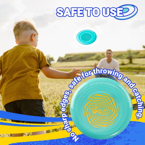 Wham-O Frisbee Go 2 Pack Flying Disc, 9 Inch Lightweight Toy Set for Beginners Outdoor Beach Park Backyard Game - 70g