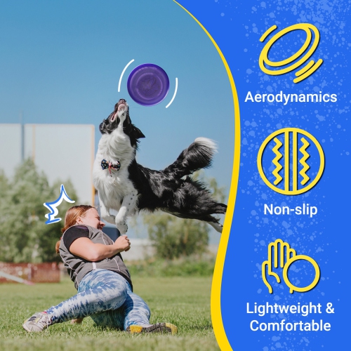 Wham-O Frisbee Go 2 Pack Flying Disc, 9 Inch Lightweight Toy Set for Beginners Outdoor Beach Park Backyard Game - 70g