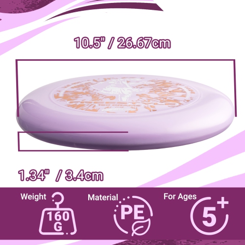 Wham-O Frisbee Freestyle Disc 160g, 10.5 Inch, Durable and Flexible PE for Outdoor Beach, Family Fun