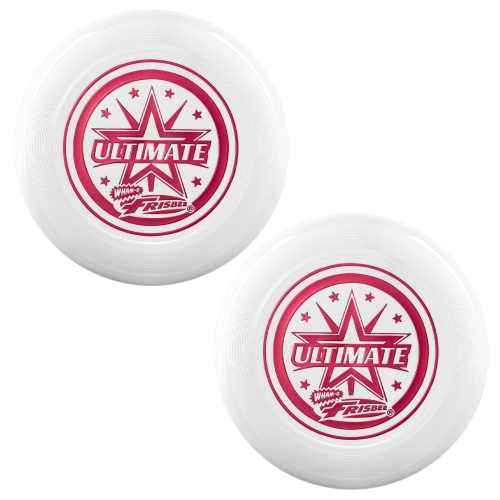 Wham-O Frisbee Official Ultimate 175g Flying Disc, 10.75 Inch, for Competition and Professional Training - 2 Pack