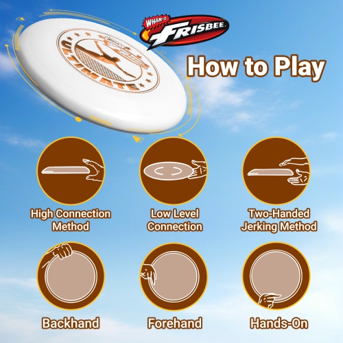 WHAM-O Frisbee Official Ultimate disque volant 175 g, 10,75 pouces, pour la compétition et l'entraînement professionnel