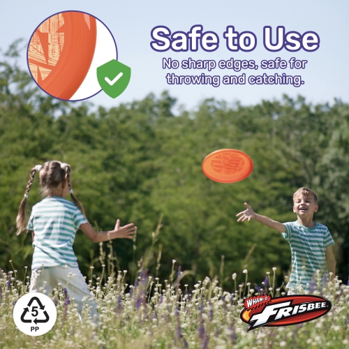 Wham-O Frisbee Cool Flyer Flying Disc, 9.95 Inch Lightweight Toy Outdoor Beach Park Backyard Game - 130g