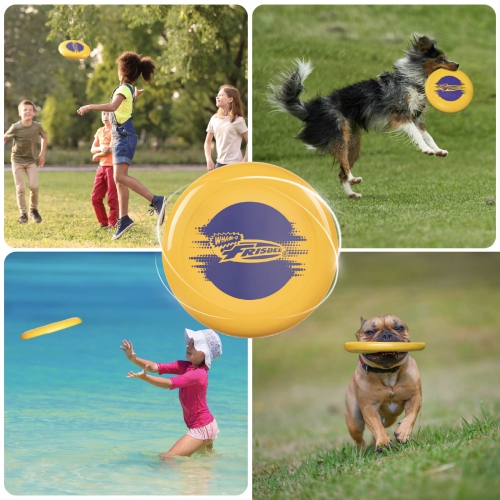 Wham-O Frisbee Cool Flyer Flying Disc, 9.95 Inch Lightweight Toy Outdoor Beach Park Backyard Game - 130g