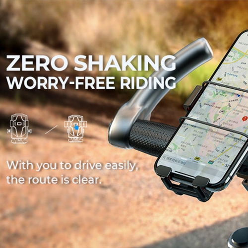 Rotatable Hands Free Adjustable Handlebar Cell Phone Holder Mount for Bicycle Bike Motorcycle Stroller