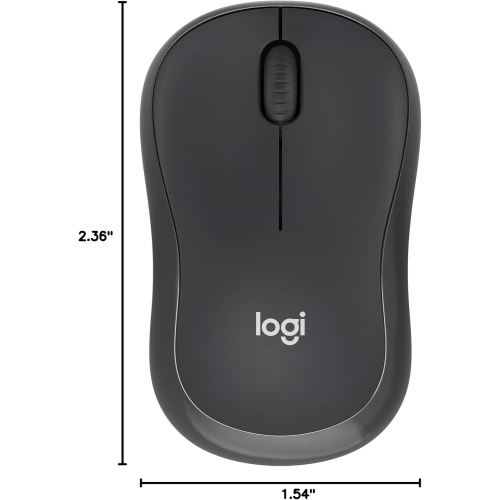 Remis à neuf Souris Bluetooth sans fil compacte M240 Silent de Logitech Batterie de 18 mois à suivi fluide pour Windows, Mac, Chrome, compatible avec